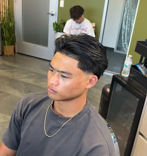 Mid drop fade with flowing top